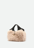 Sherling Top Handle Bag With Lion Keyring