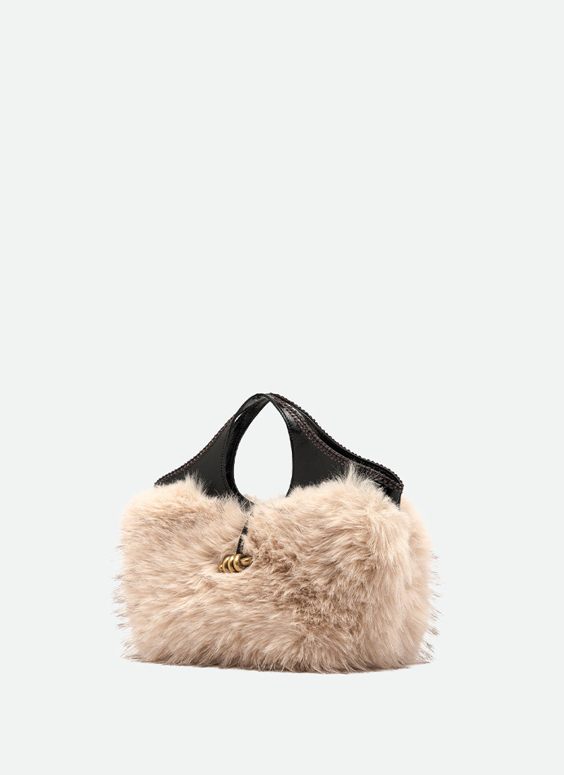 Sherling Top Handle Bag