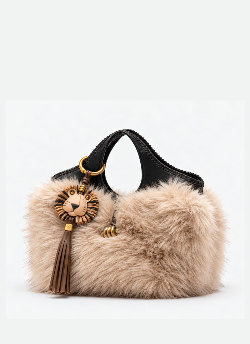 Sherling Top Handle Bag