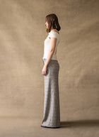 Shiloh Glencheck Wide Leg Trouser