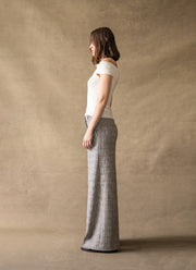 Shiloh Glencheck Wide Leg Trouser