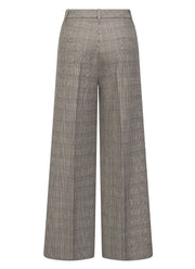 Shiloh Glencheck Wide Leg Trouser