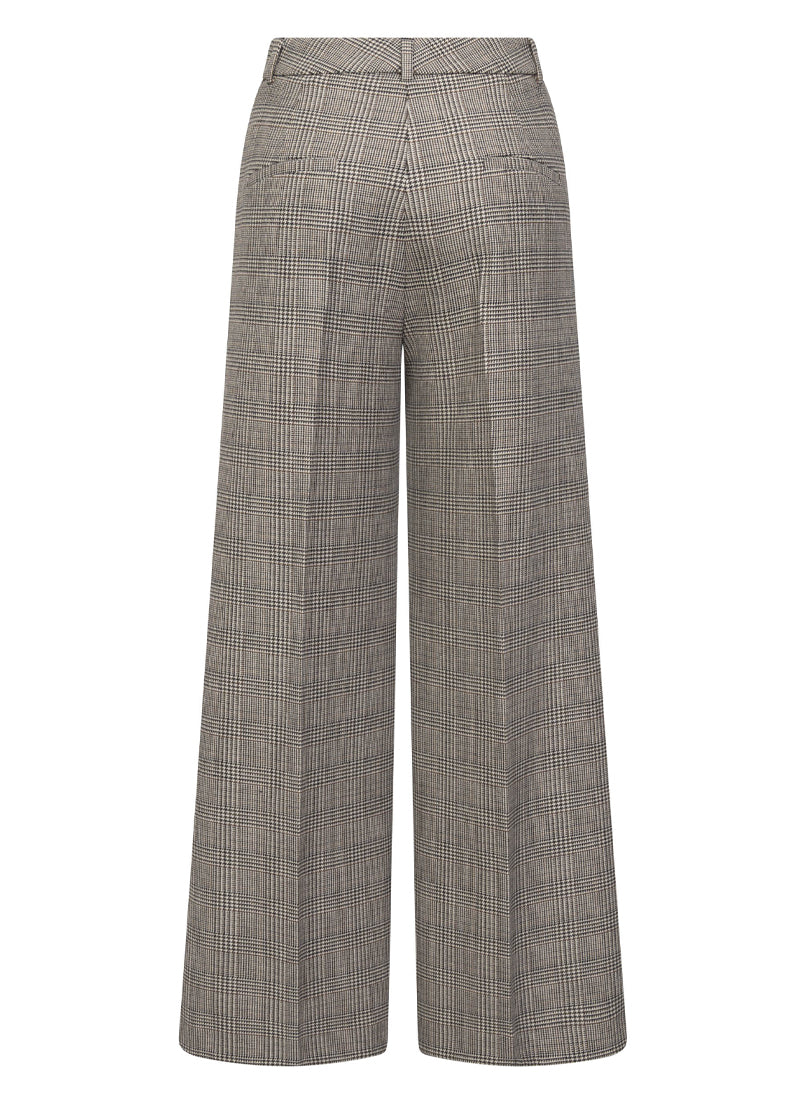 Shiloh Glencheck Wide Leg Trouser