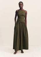 Shona Joy Campbell Square Neck Maxi Dress