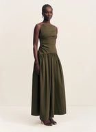 Shona Joy Campbell Square Neck Maxi Dress