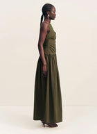 Shona Joy Campbell Square Neck Maxi Dress
