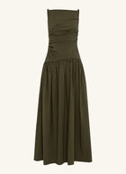 Shona Joy Campbell Square Neck Maxi Dress
