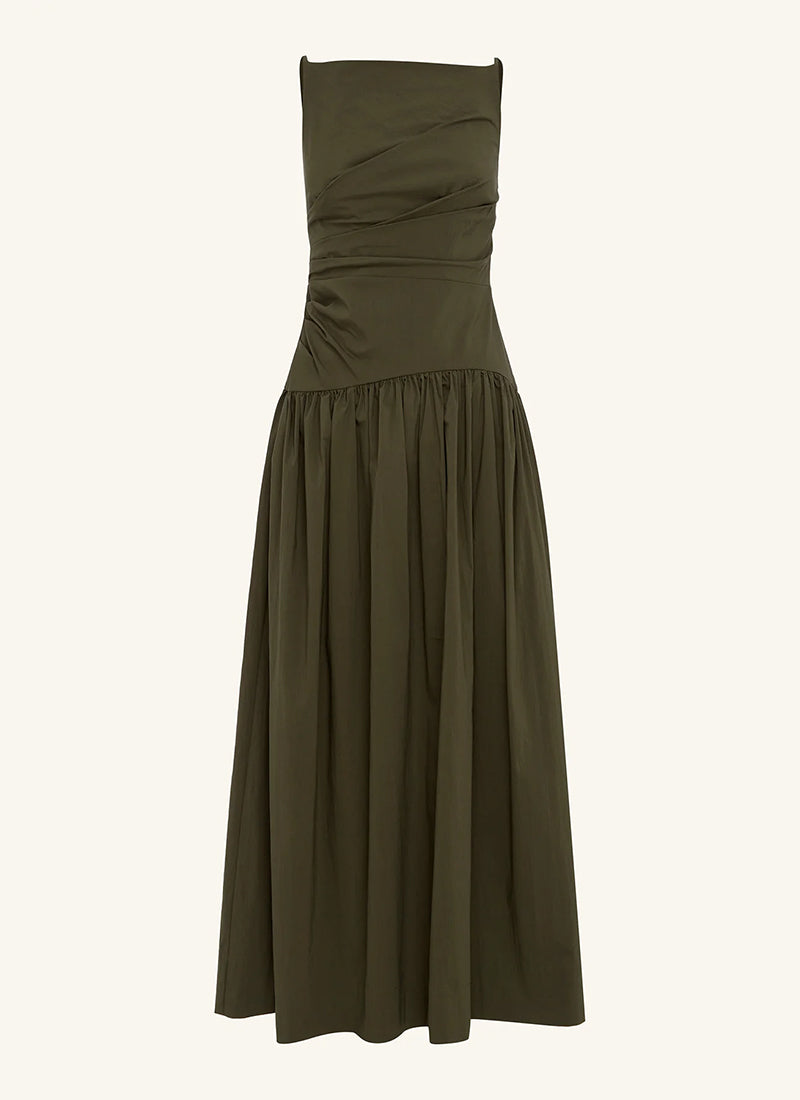 Shona Joy Campbell Square Neck Maxi Dress