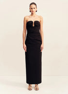 Shona Joy Campbell Strapless U Wire Maxi Dress