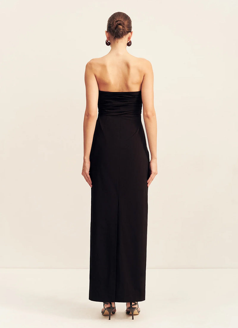 Shona Joy Campbell Strapless U Wire Maxi Dress