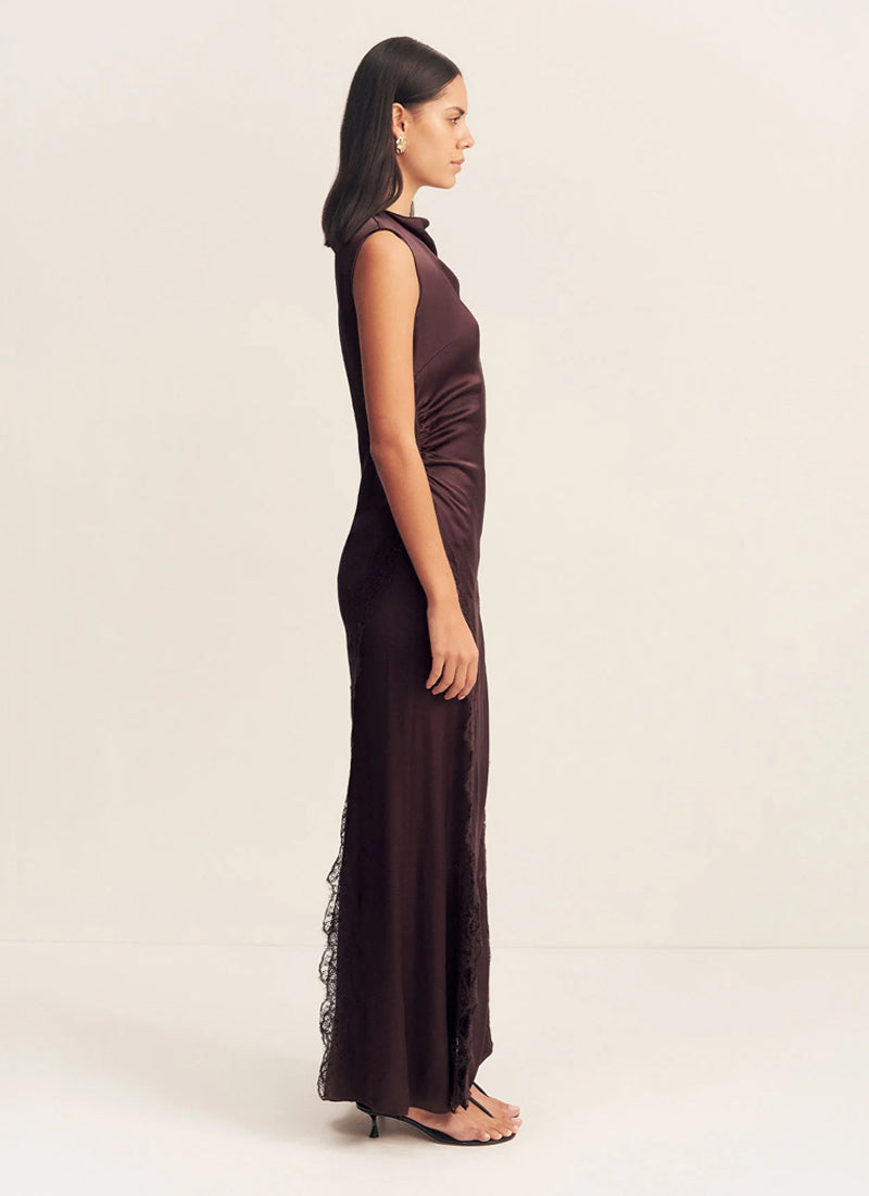 Allegra Lace Panelled Maxi Dress by SHONA JOY at Andrews
