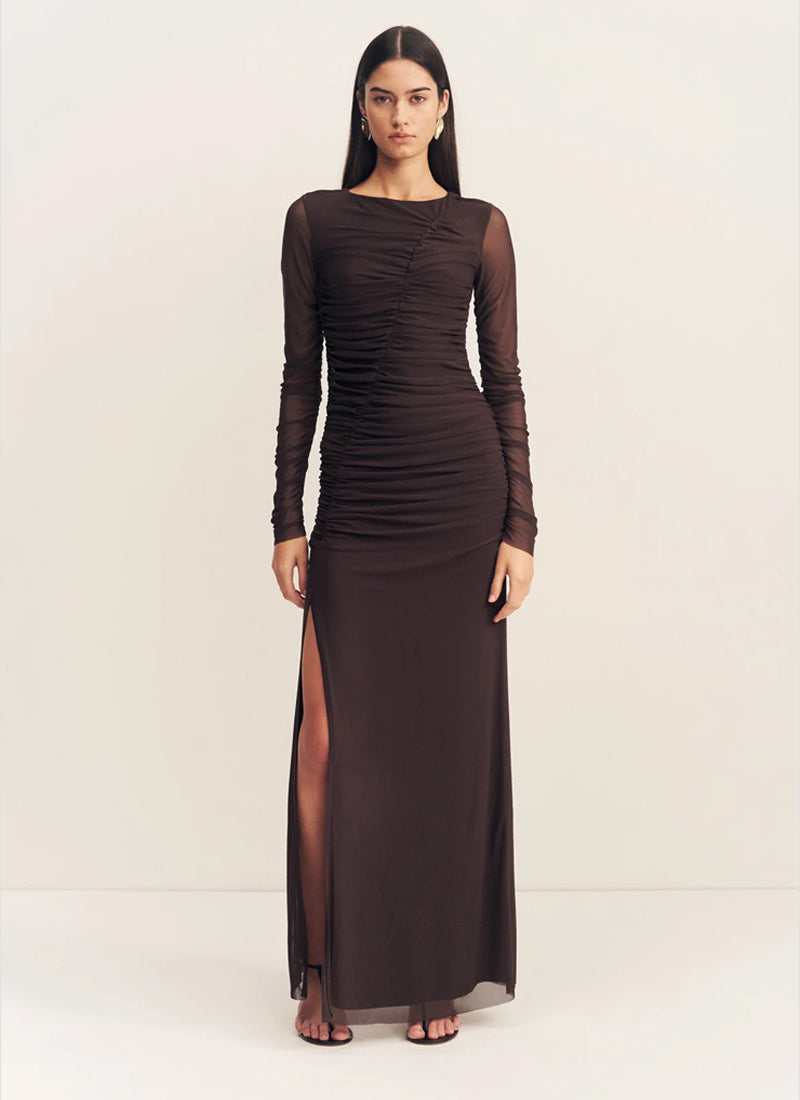 Mira Gathered Maxi Dress by SHONA JOY at Andrews