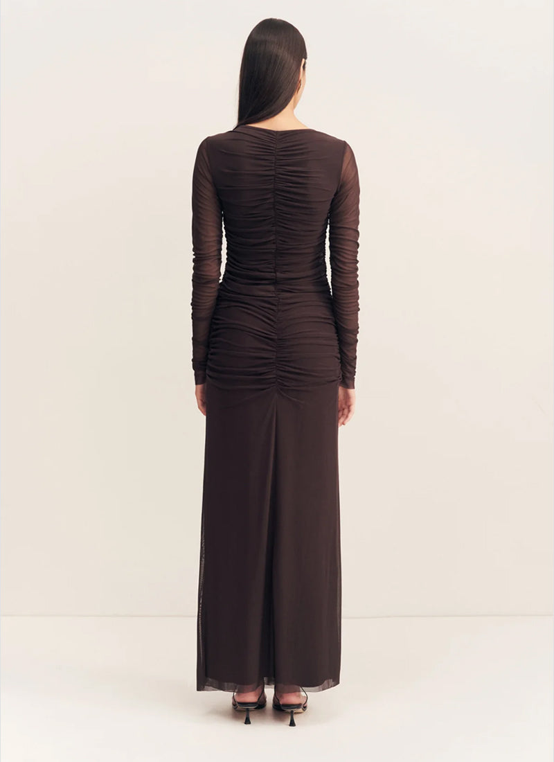 Mira Gathered Maxi Dress by SHONA JOY at Andrews