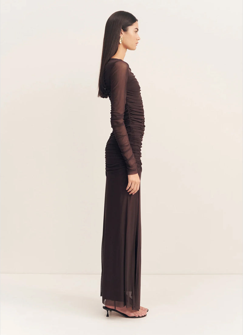 Mira Gathered Maxi Dress by SHONA JOY at Andrews