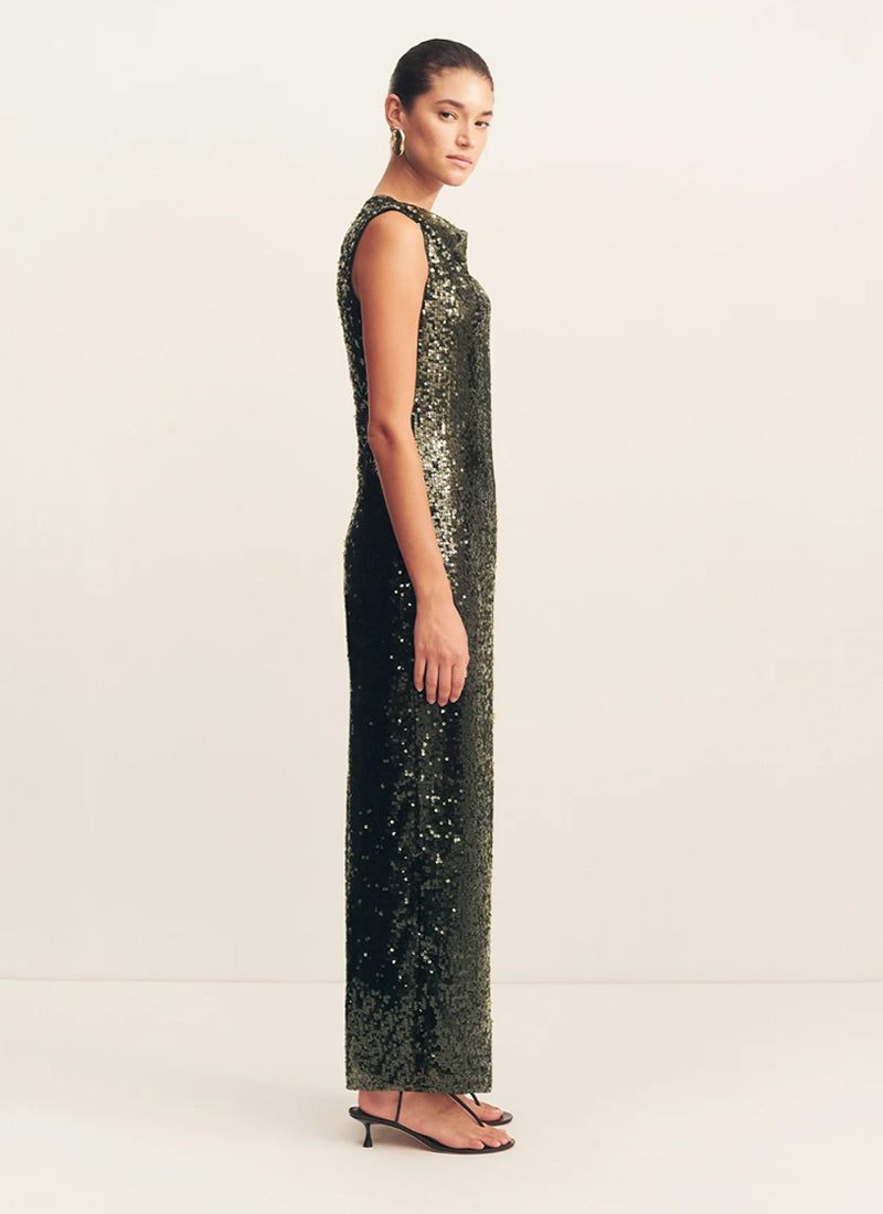 Olympia High Neck Sleeveless Dress by SHONA JOY at Andrews
