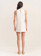 SHONA JOY Birdie Scallop Mini Dress