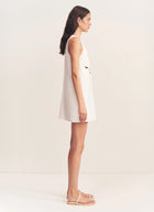 SHONA JOY Birdie Scallop Mini Dress