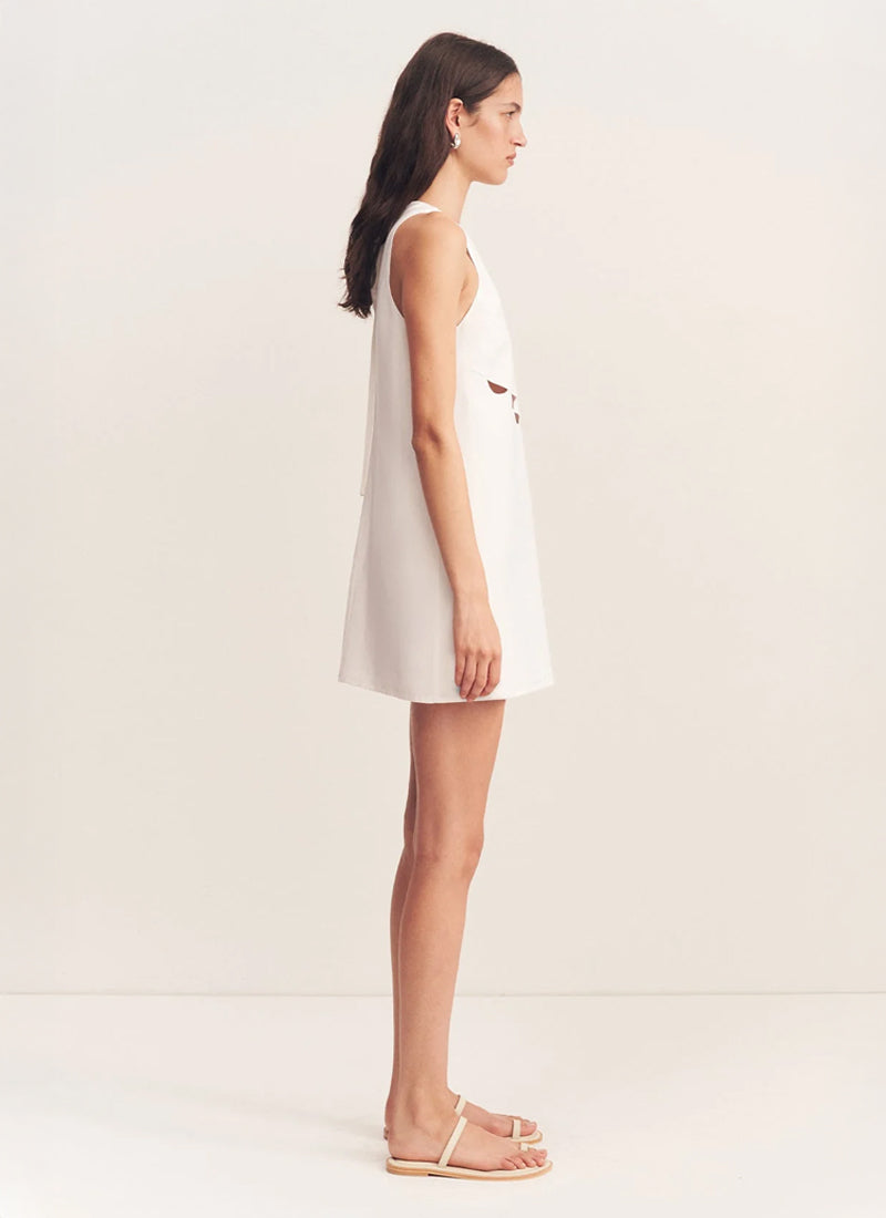 SHONA JOY Birdie Scallop Mini Dress