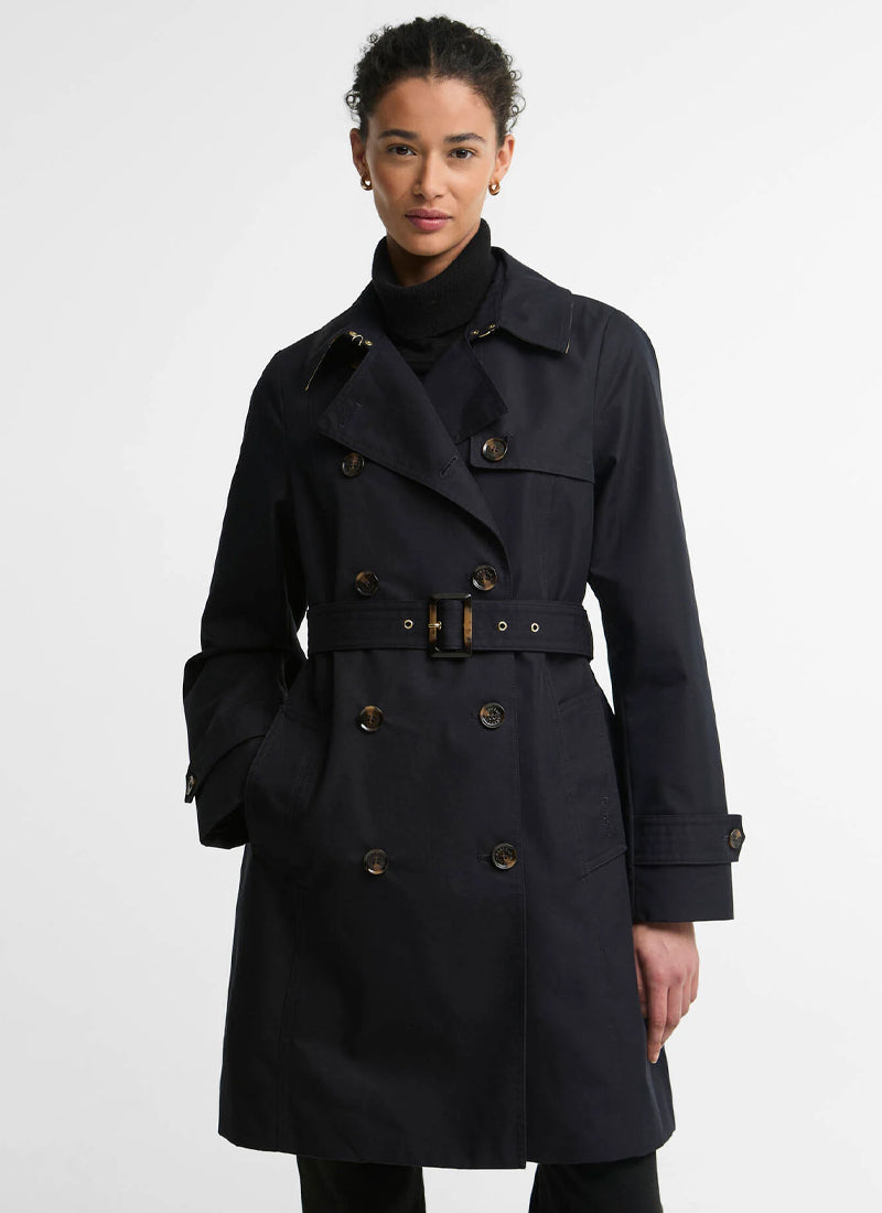 Short Greta Showerproof Trench Coat