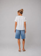 Short Sleeve Linen Blouse by MAMOUCHKA PARIS at Andrews