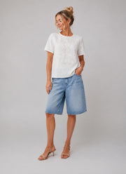 Short Sleeve Linen Blouse by MAMOUCHKA PARIS at Andrews