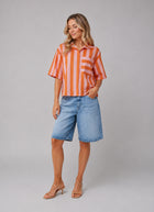 Short Sleeve Striped Shirt by MAMOUCHKA PARIS at Andrews