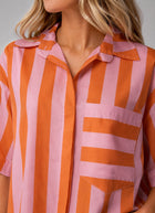 Short Sleeve Striped Shirt by MAMOUCHKA PARIS at Andrews