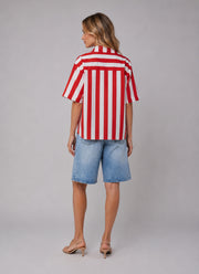 Short Sleeve Striped Shirt by MAMOUCHKA PARIS at Andrews