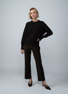 Sila Speckle Long Sleeve Crew Sweater