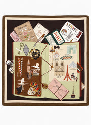 Barbieri Europe Silk Twill Scarf