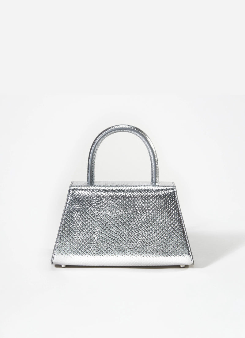 Self-Portrait Python Diamanté Mini Shoulder Bag