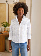 Silvio Untuckable Button-Up Shirt by Frank & Eileen at Andrews 