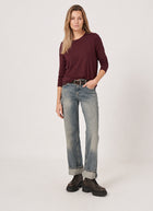 Simple Knitted Long Sleeve T-Shirt
