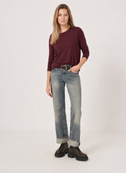 Simple Knitted Long Sleeve T-Shirt