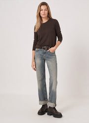 Simple Knitted Long Sleeve T-Shirt by REPEAT Cashmere at Andrews