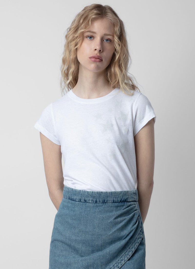 Zadig & Voltaire Skinny Rain Stars T-Shirt