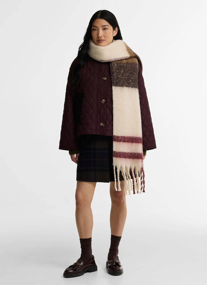 Isla Tartan Boucle Scarf