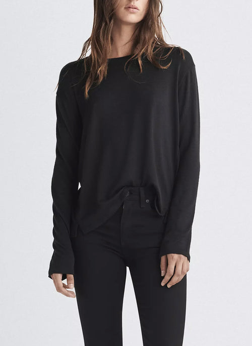 rag & bone The Slub Long-Sleeve Top