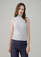 Eleventy Sleeveless Turtleneck Sweater