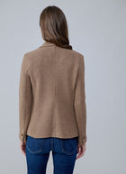 Slim Fit 2 Button Honeycomb Blazer