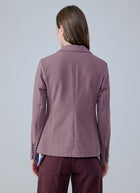 Slim Fit Light Fleece 2 Button Blazer