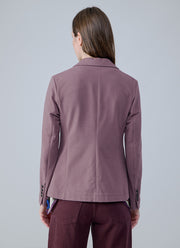 Slim Fit Light Fleece 2 Button Blazer
