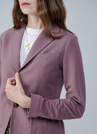 Slim Fit Light Fleece 2 Button Blazer