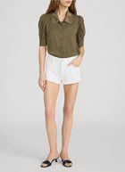  Silk Prim Blouse by FRAME at Andrews 