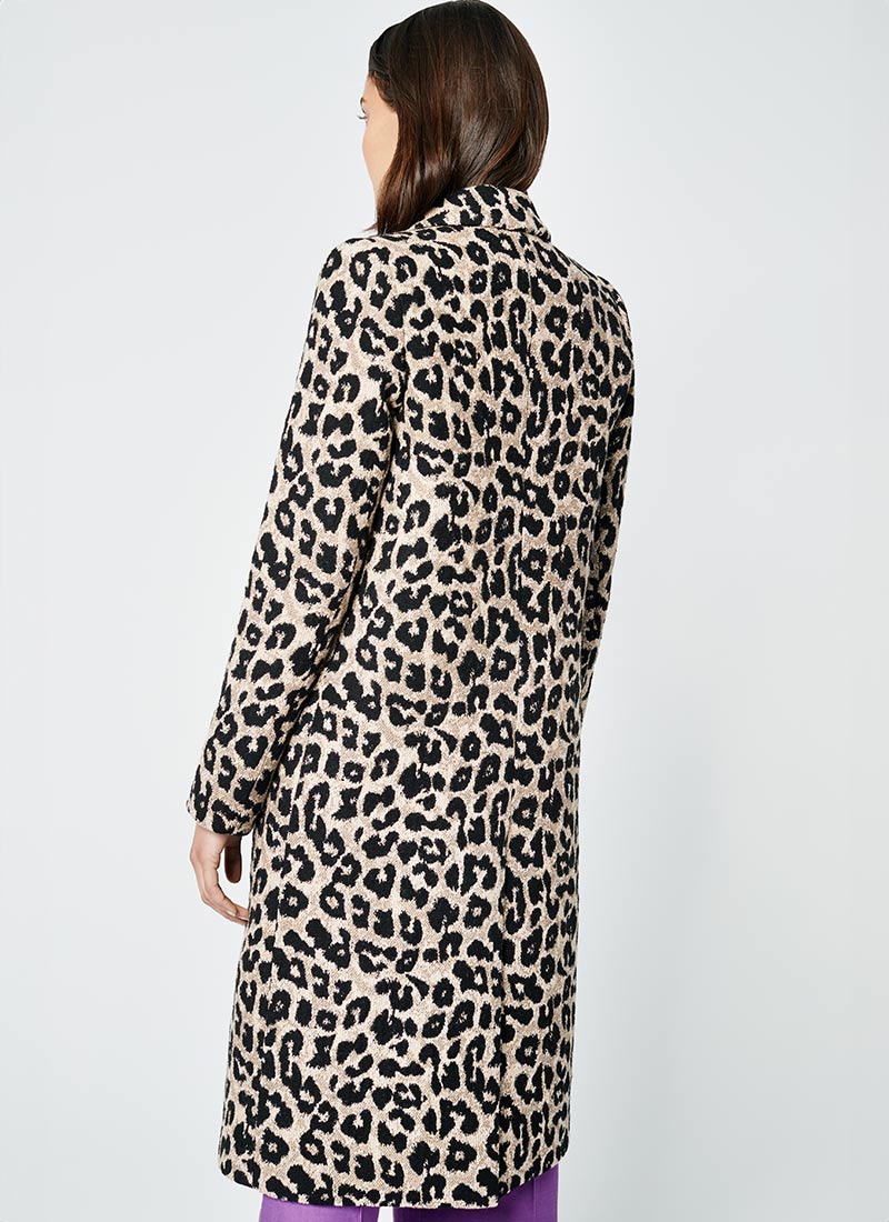 Smythe Leopard Bow Coat