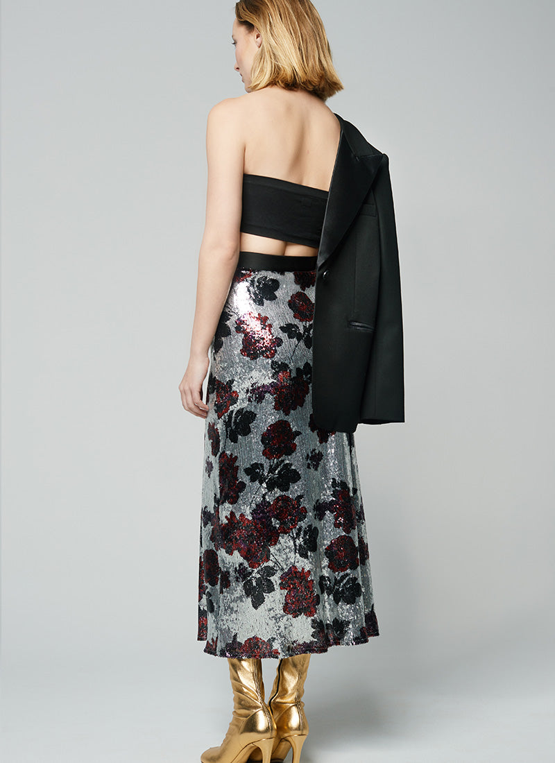 Smythe Sequin Midi Skirt