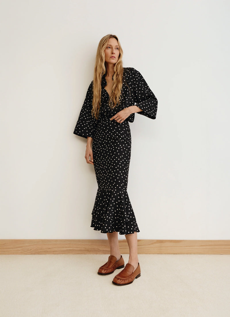 Smythe 3/4 Sleeve Relaxed Shirt