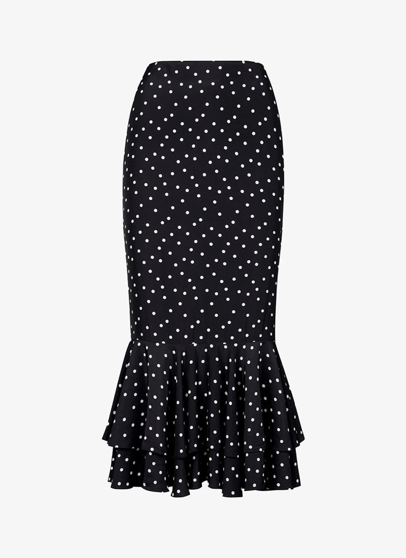Smythe Tiered Midi Skirt