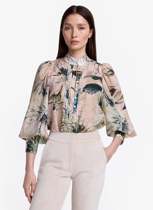 Smythe Bishop Sleeve Frontier Blouse