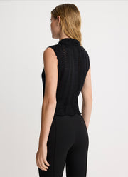 Smythe Club Collar Crochet Tank